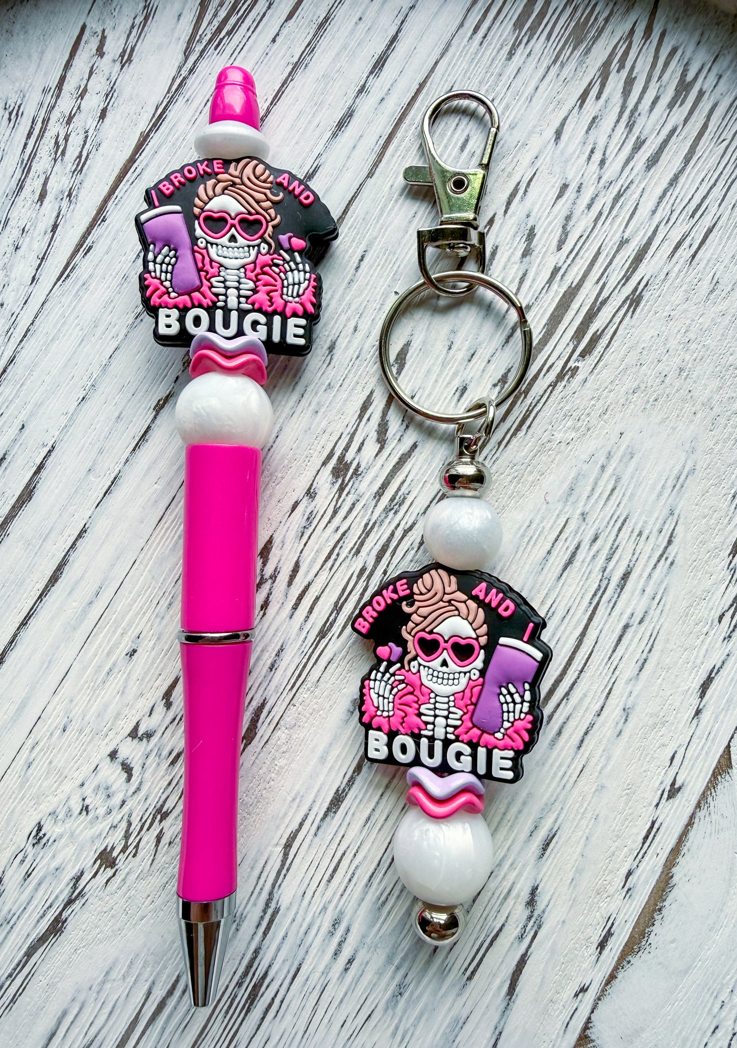 Sassy Keychain and Matching Pen Sets