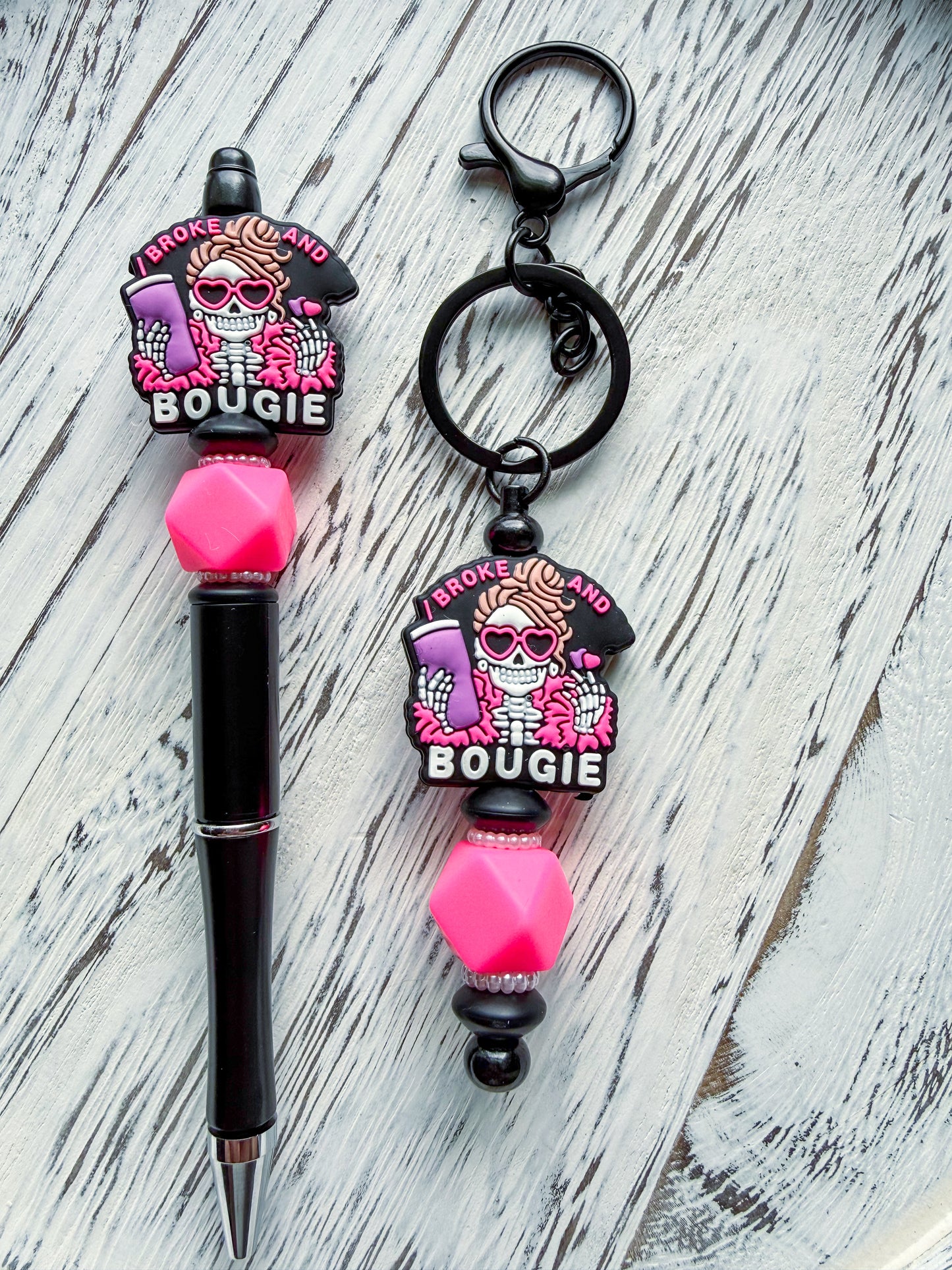 Sassy Keychain and Matching Pen Sets