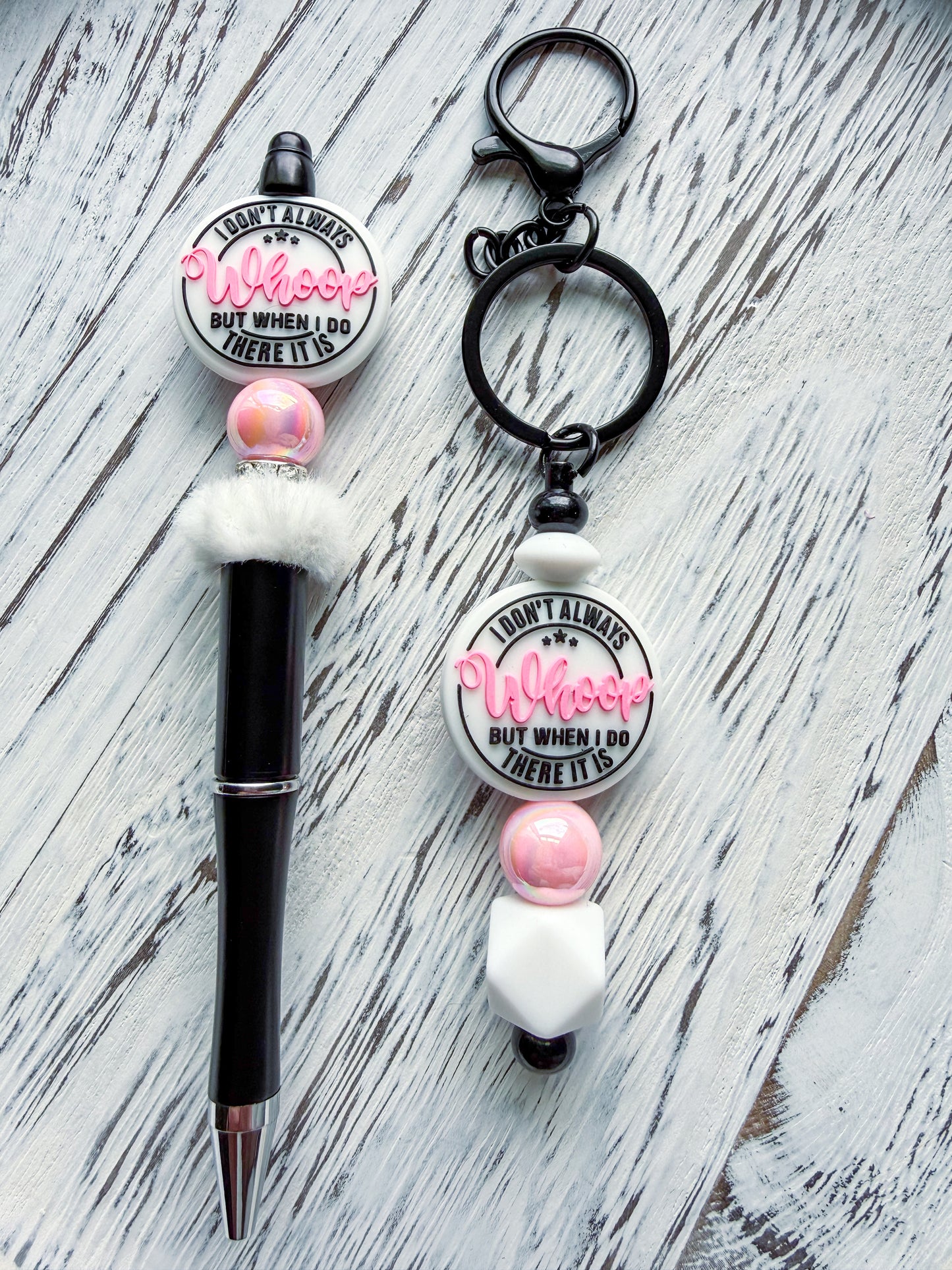 Sassy Keychain and Matching Pen Sets