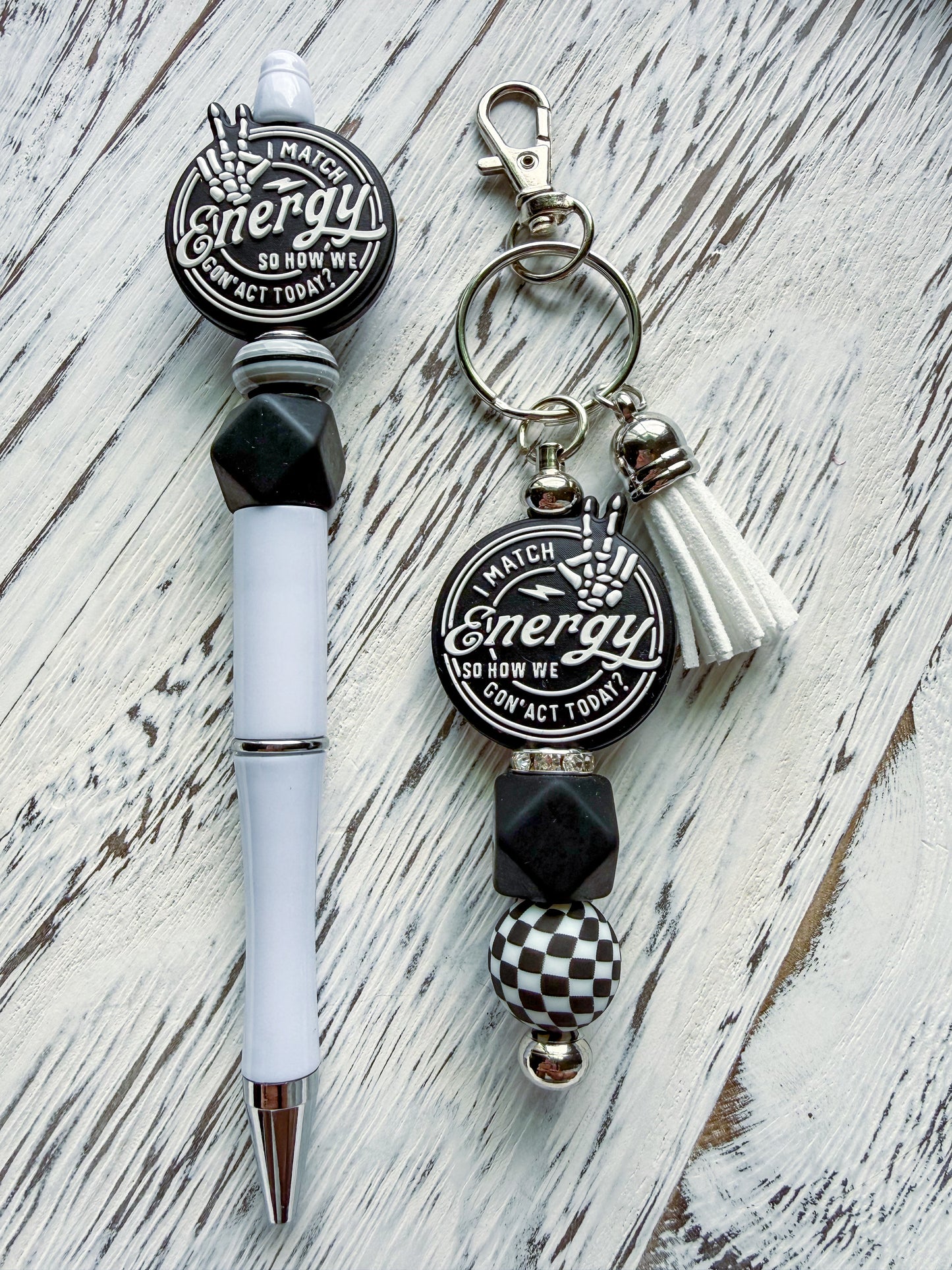 Sassy Keychain and Matching Pen Sets