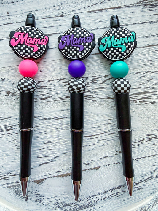 Mama Love Pens - Checkered