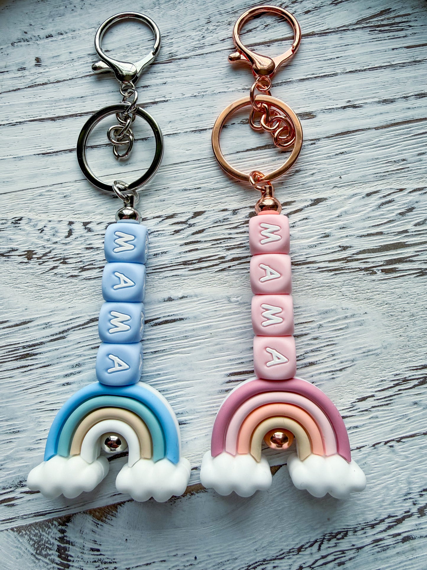 Mama Love Keychains - Rainbow