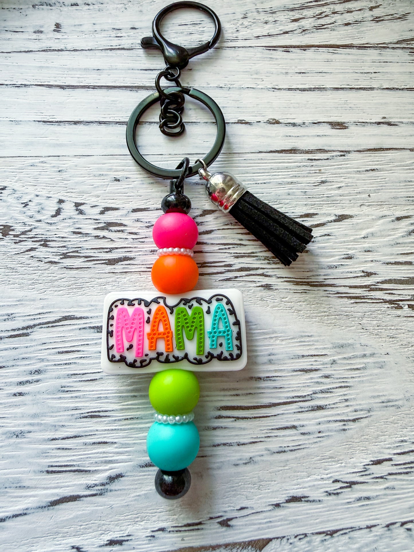 Mama Love Keychain - Colorful Mama