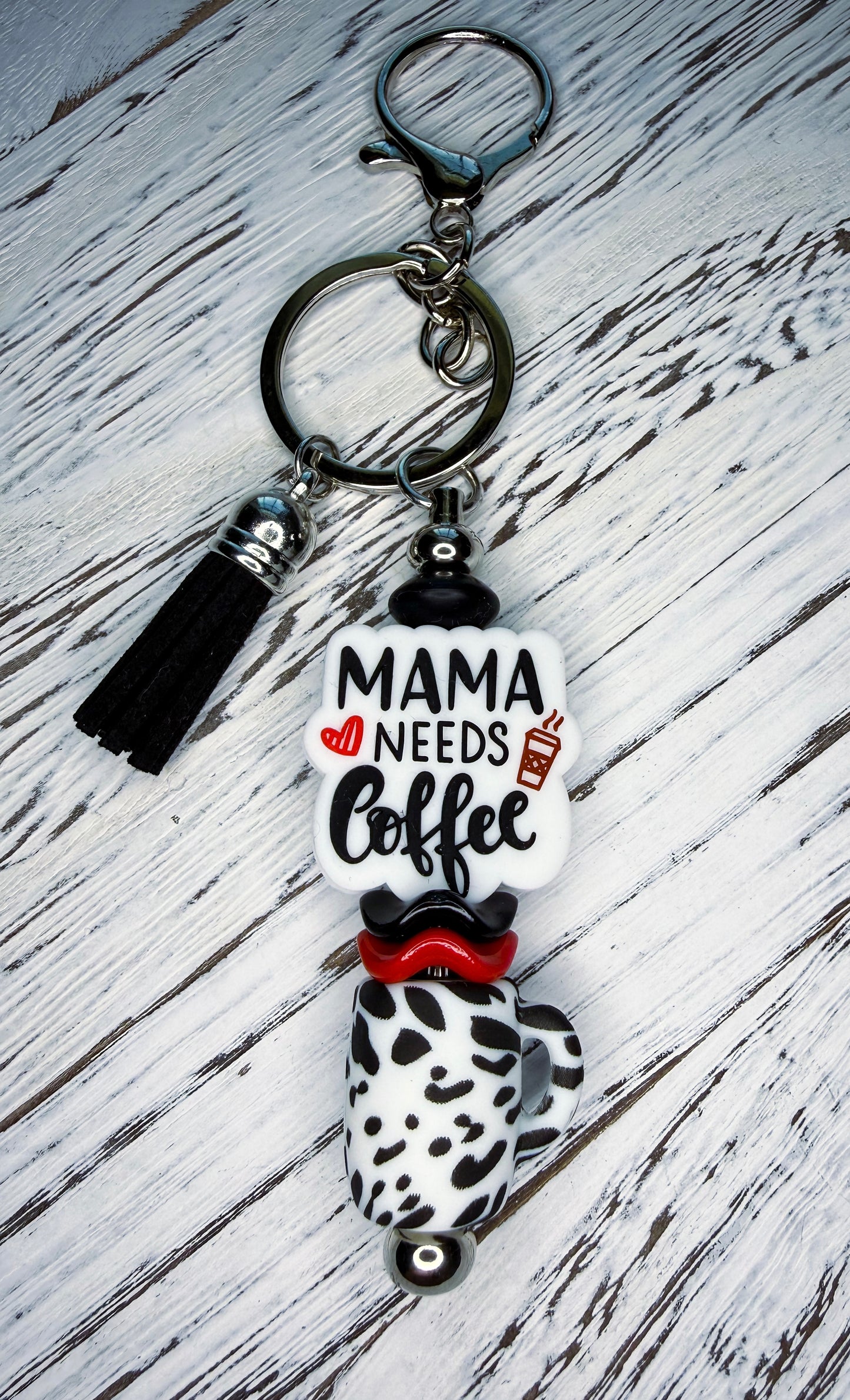Mama Love Keychain - Coffee